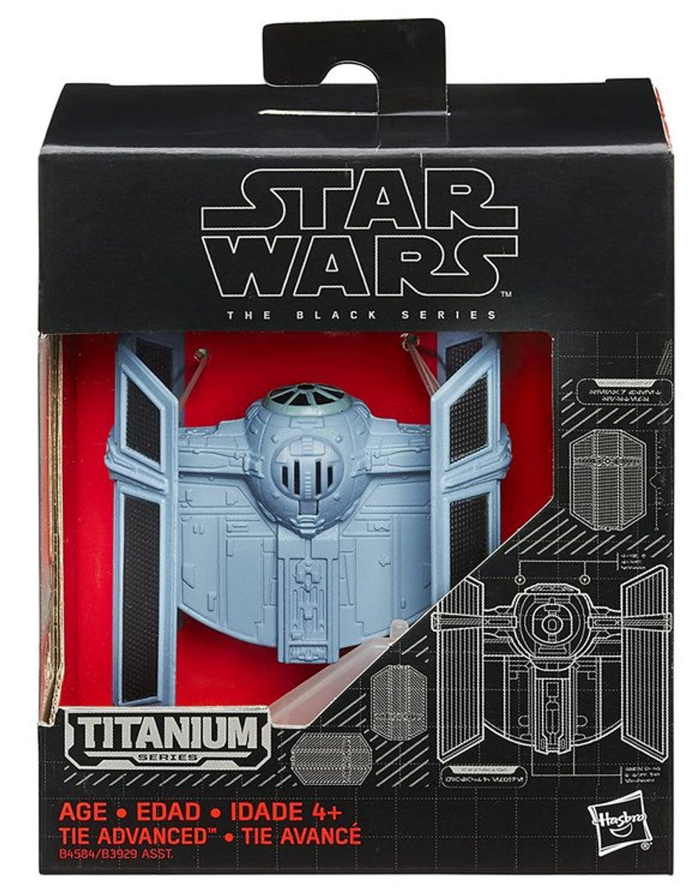 Star Wars The Black Series : Tie Advanced Titanium Figure