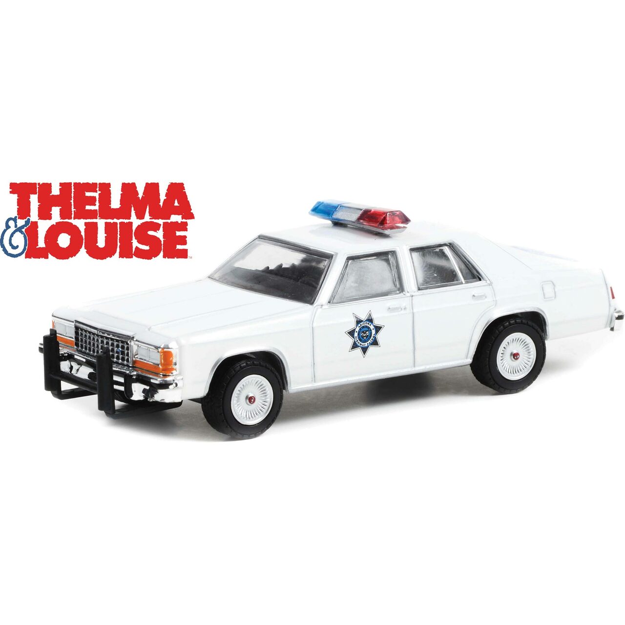 1983 Ford LTD Crown Victoria - Arizona Highway Patrol - Thelma & Louise 1:64 Scale Diecast Replica Model