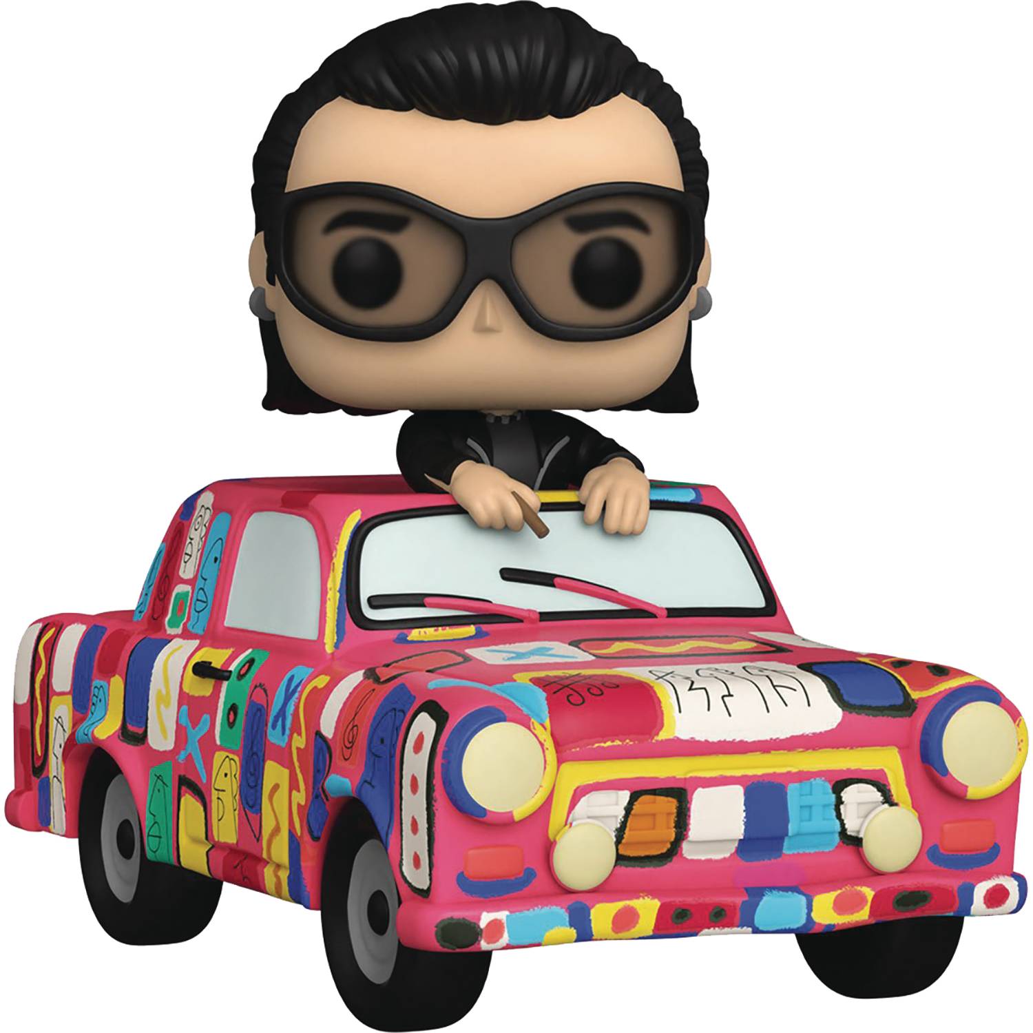 Bono With Achtung Baby Car 293 (8/10 Condition)